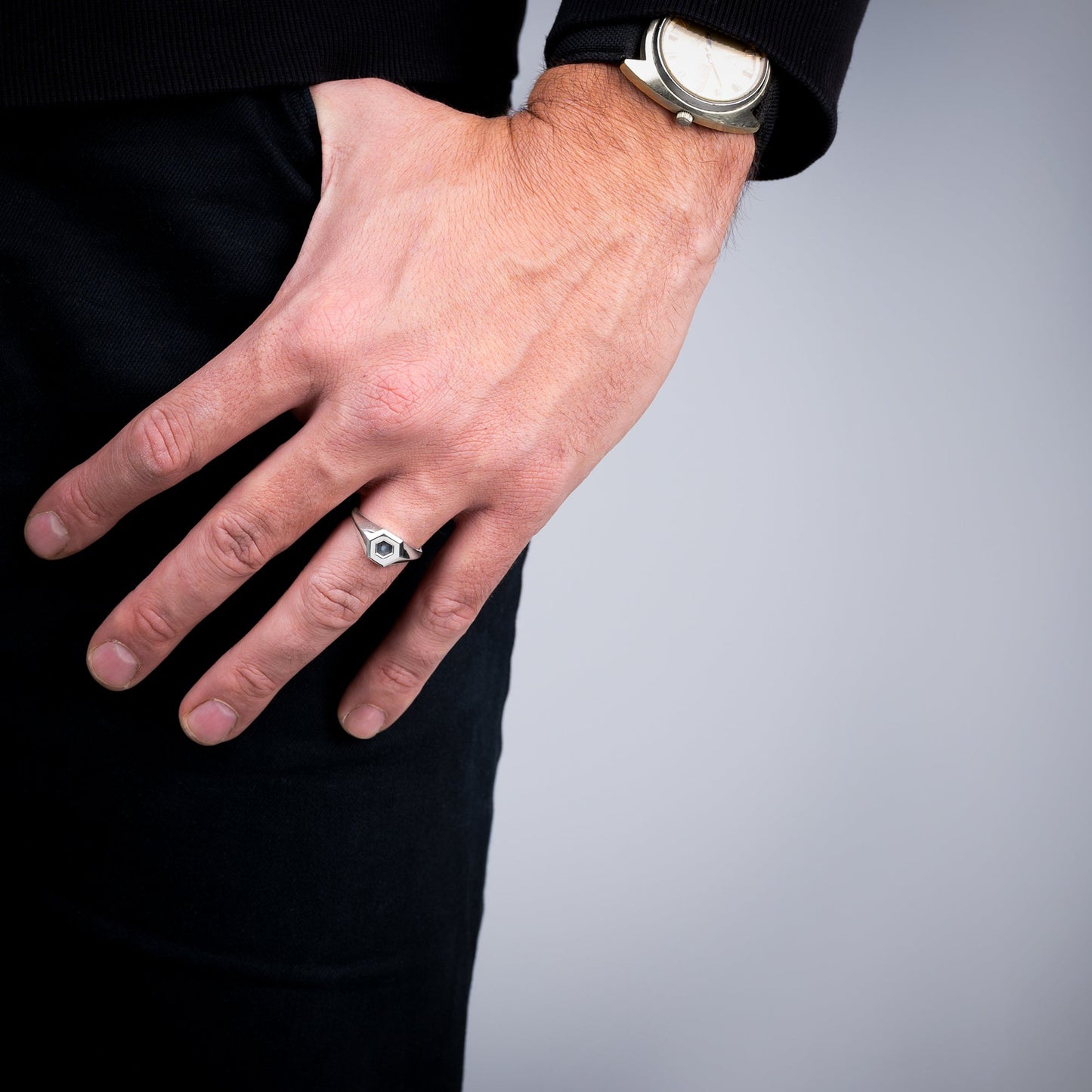 Bague Moon Argent - SPACEFOX