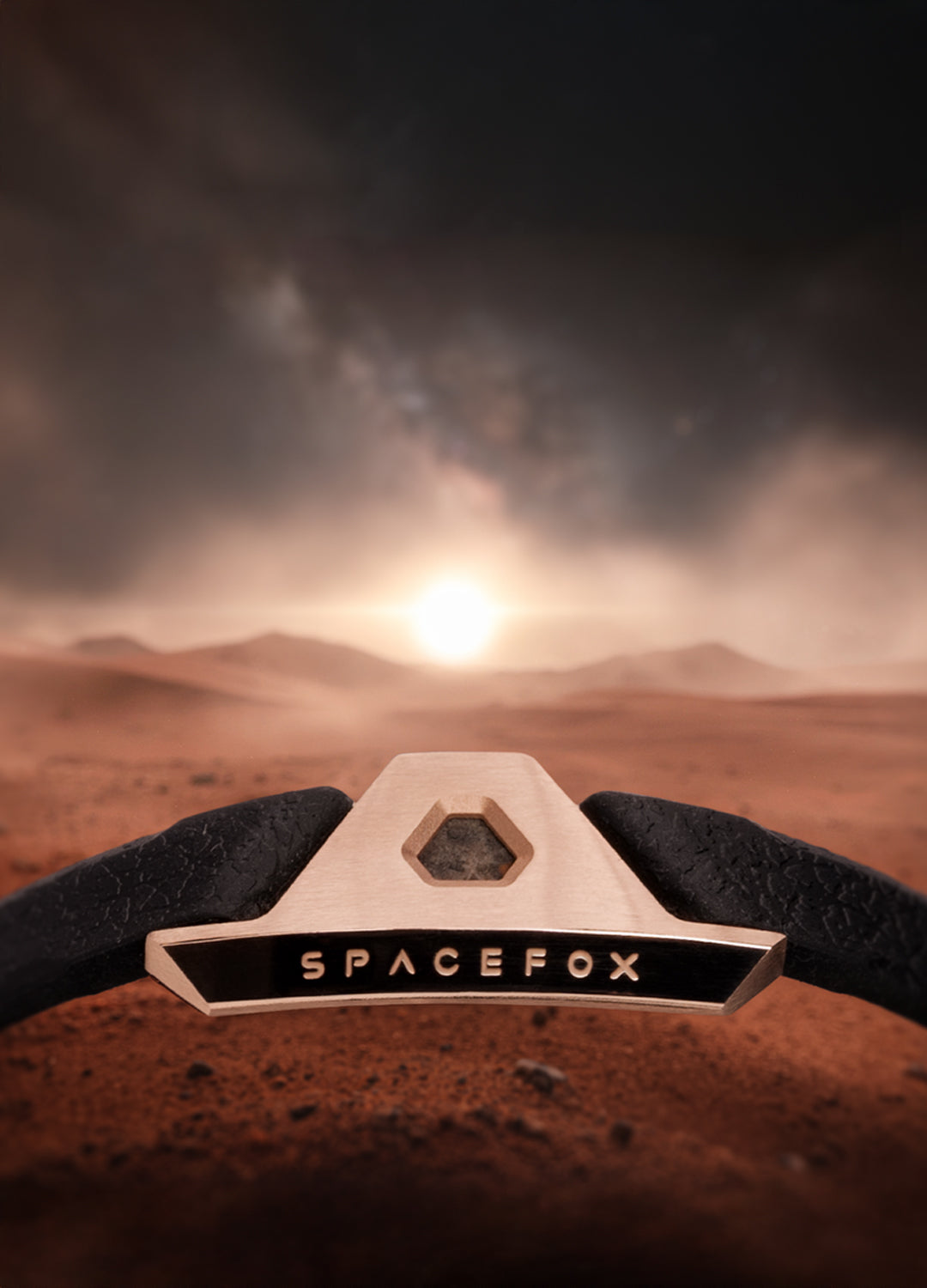 Mars Bracelet – Authentic Martian Meteorite Bracelet | Spacefox