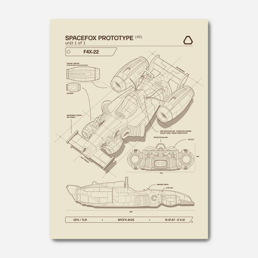 Affiche F4X - 22 - SPACEFOX