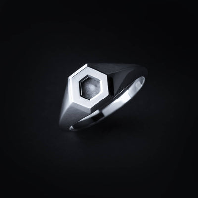 Bague Moon Argent - SPACEFOX