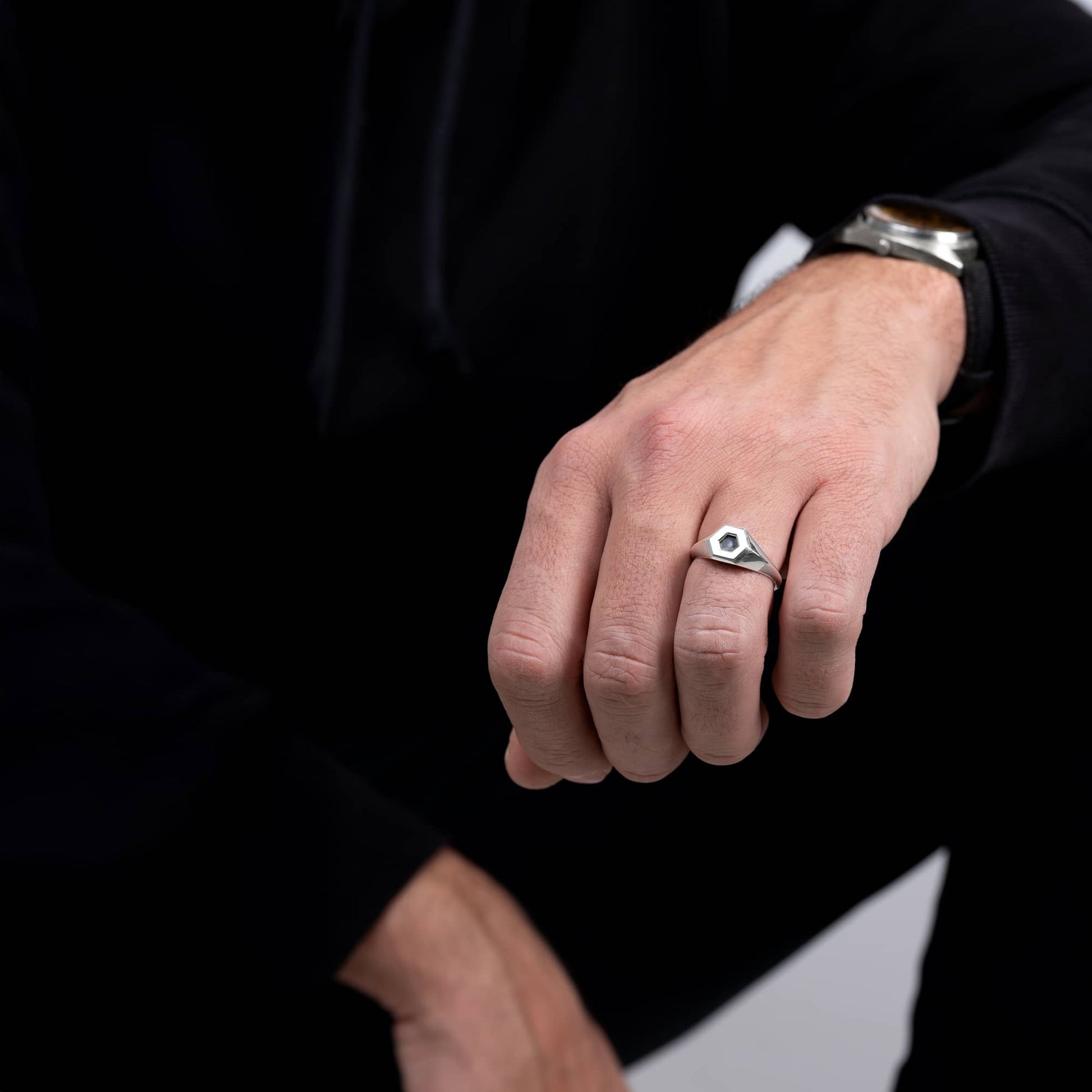 Bague Moon Argent - SPACEFOX