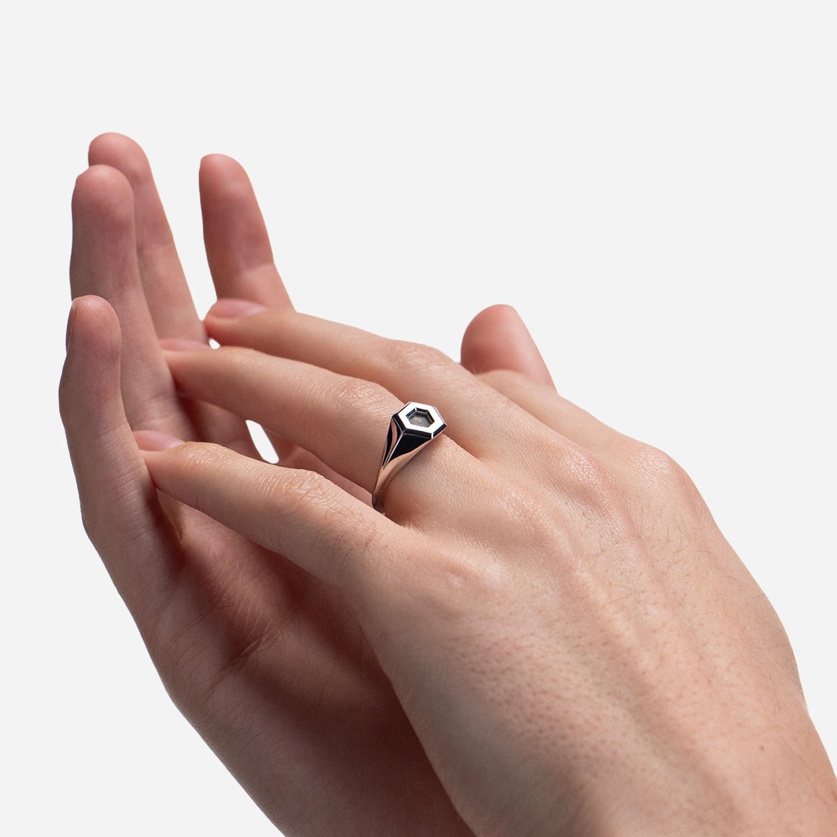 Bague Moon Argent - SPACEFOX