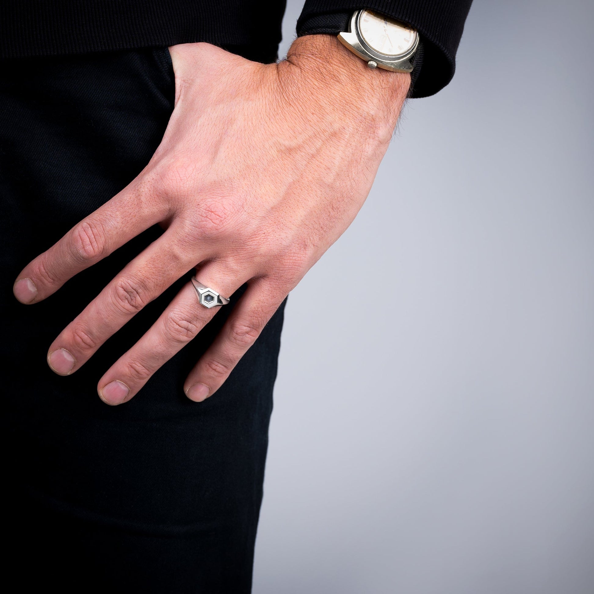 Bague Moon Argent - SPACEFOX