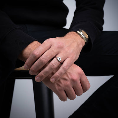 Bague Moon Argent - SPACEFOX
