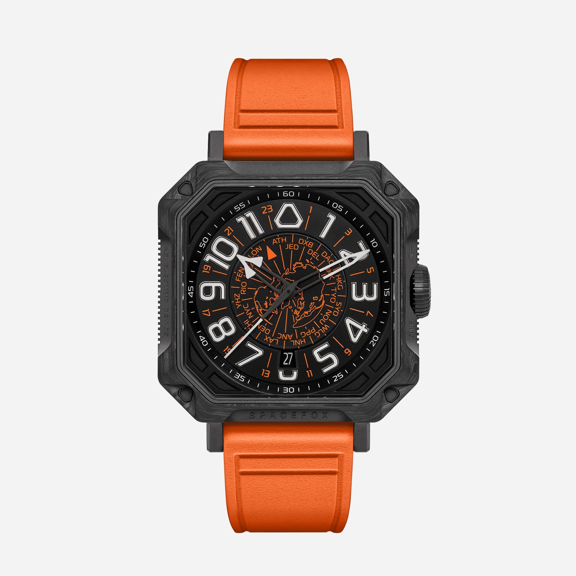 ぷらむ FKM Orange Rubber Bracelet – SPACEFOX