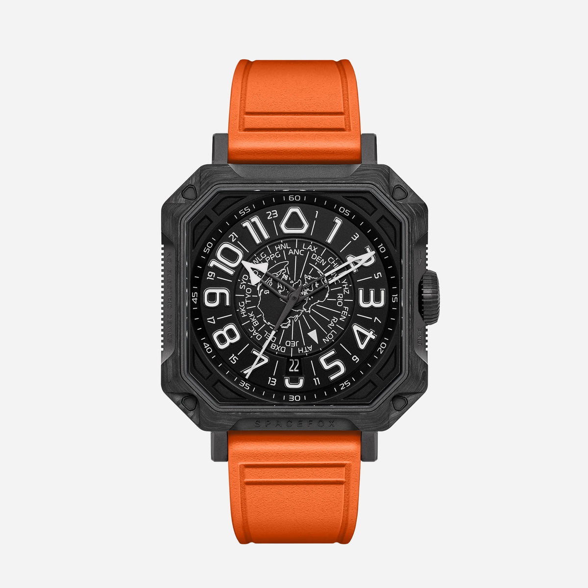 Bracelet Caoutchouc FKM Orange - SPACEFOX