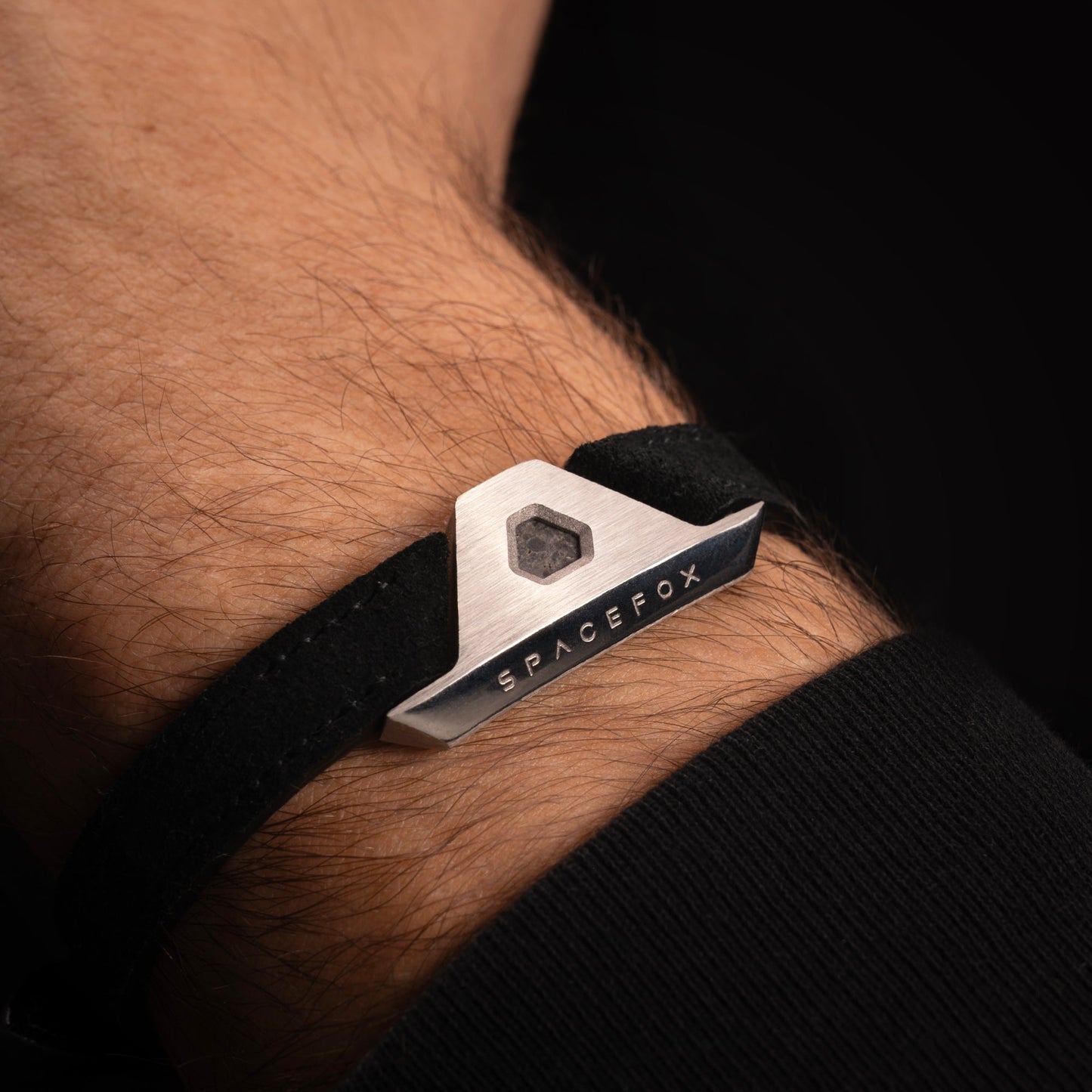 Brin Cuir Noir - SPACEFOX