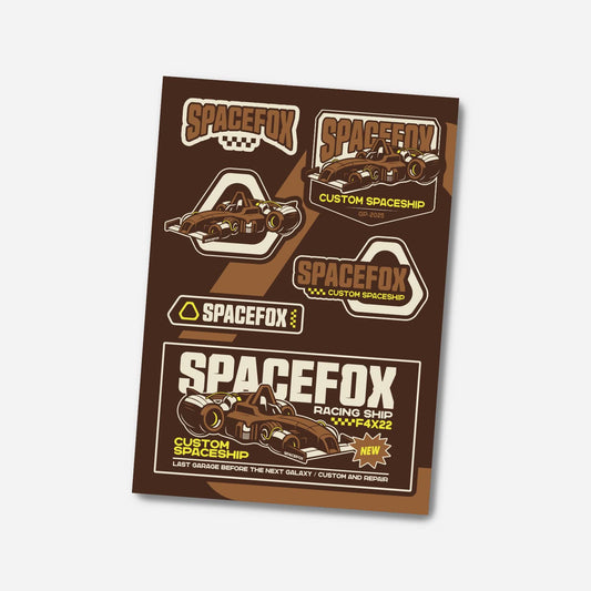 Planche 6 stickers GP - SPACEFOX