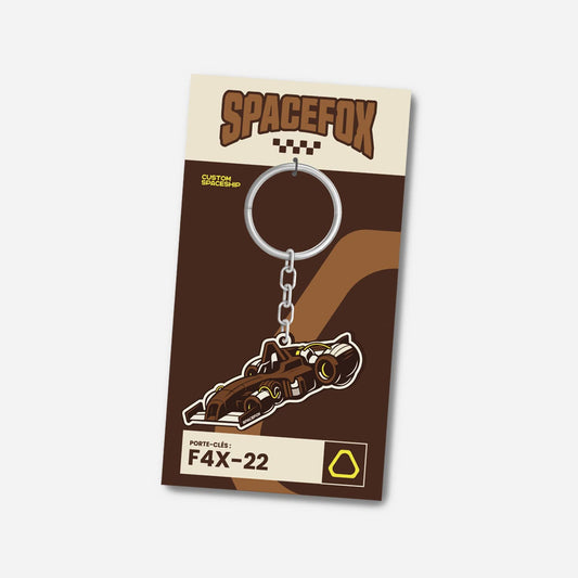 Porte clé métal F4X - 22 - SPACEFOX